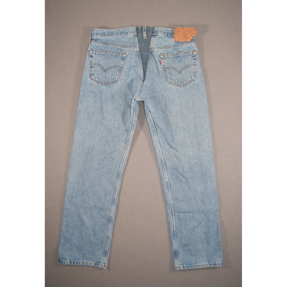 Vintage Levis 501 Jeans Mens 36x30 Made in USA Medium Wash Denim Custom 1996